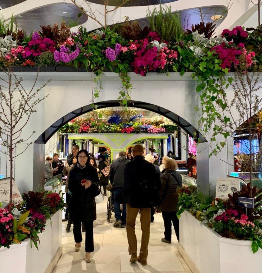 Macy's Flower Show Journey to Paradisios Explores Space