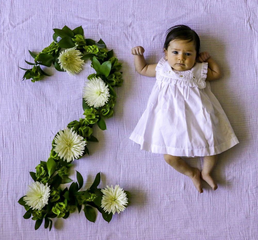 How To Create Your Baby's 1st Year Keepsake Flower Calendar