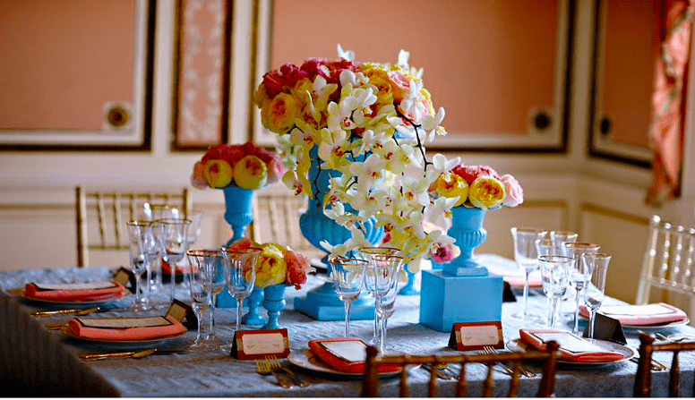 Beautiful table floral arrangement